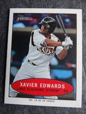 2020 Topps Heritage Minor League 1971 Bazooka #19 Xavier Edwards Card