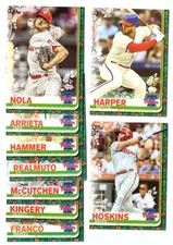 2019 Topps Walmart Holiday - PHILADELPHIA PHILLIES Team Set 