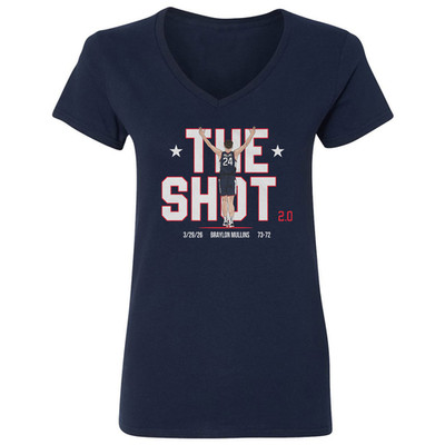 The Shot Mullins Inspired 0.4 Seconds Tribute Ladies' V-Neck Tshirt