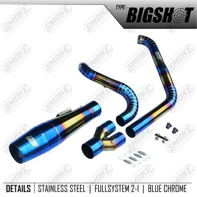 Auspuff 2 in 1 Harley-Davidson Softail Slim Header System Rohre 2012-2017