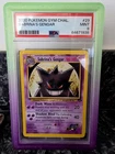 2000 Pokemon Gym Challenge Sabrinas Gengar Unlimited #29 PSA 9 with Guard