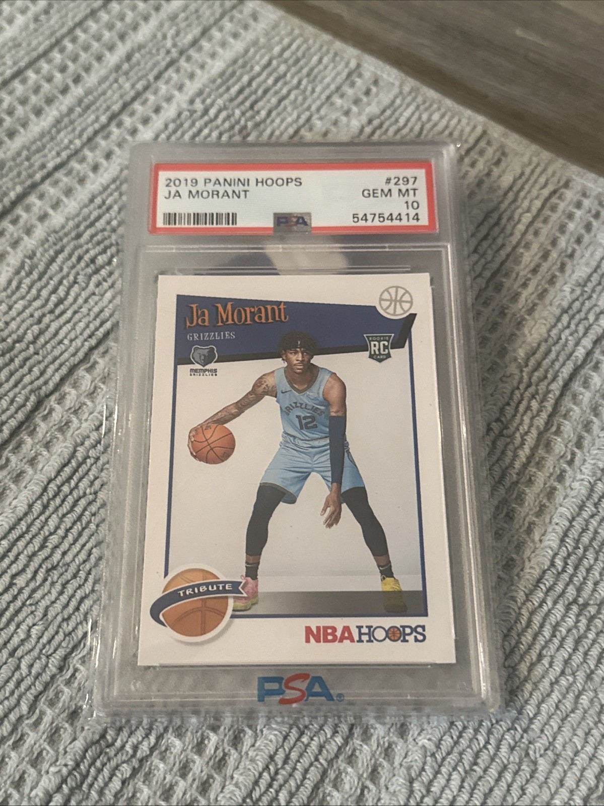 Ja Morant 🏀 - Rookie Card- 🔥🔥PSA 10🔥🔥- 2019-20 Panini Hoops RC