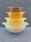 Vintage Pyrex Town & Country Cinderella  Nesting/ Mixing Bowls (Set of 4)