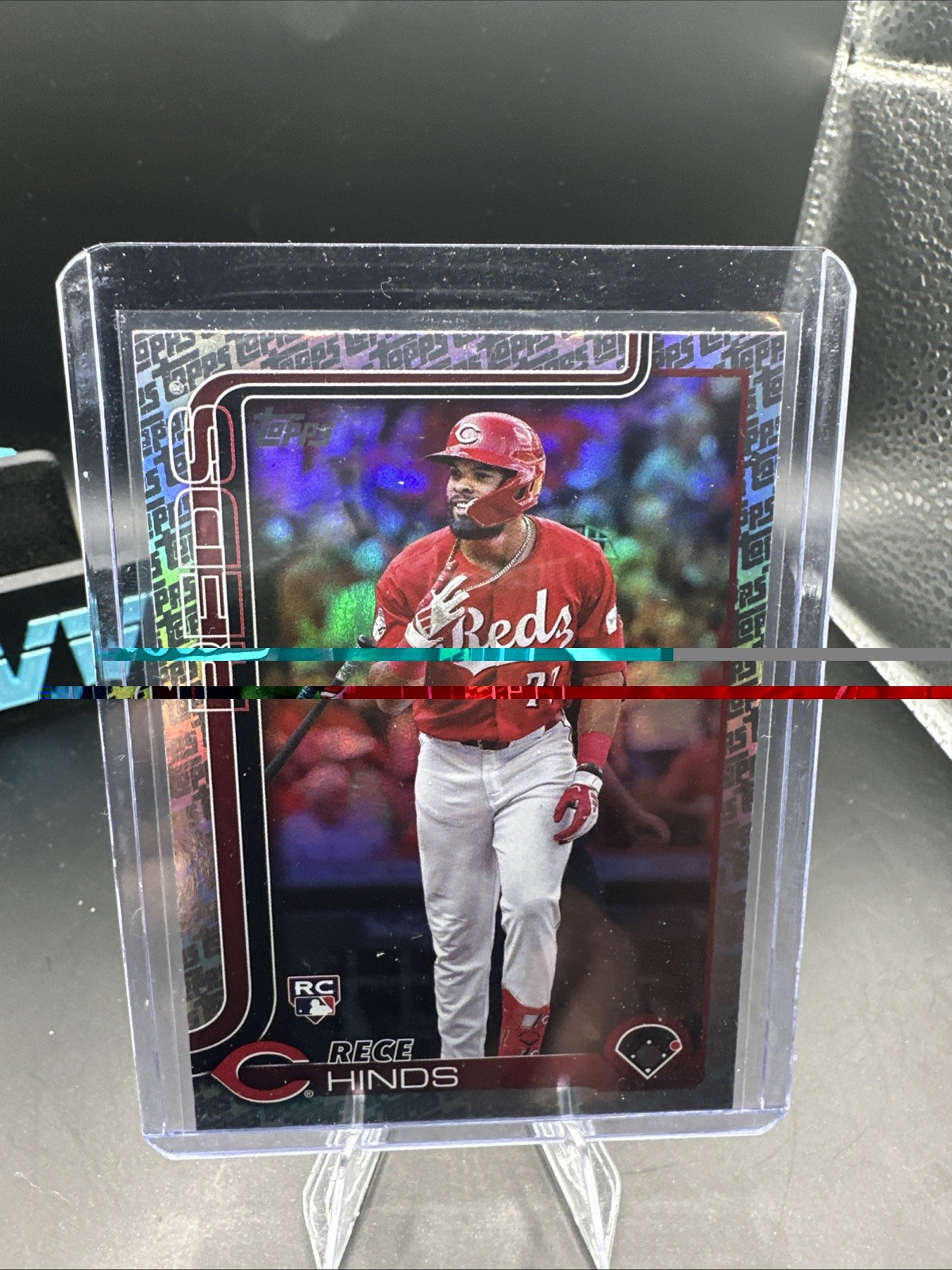 2025 Topps Series 1 - Rece Hinds #217 Topps Foil Pattern (RC)