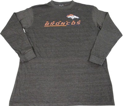 New Denver Broncos Mens Big & Tall Sizes XL-3XL-4XL Gray NFL Shirt