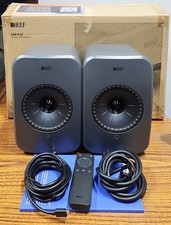 KEF LSX II LT HiFi Wireless Speakers Stone Graphite Grey SP4077M2CC