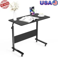 Modern 31.5 In Home Office Computer Desk Rolling Gaming Desk Writing Study Table