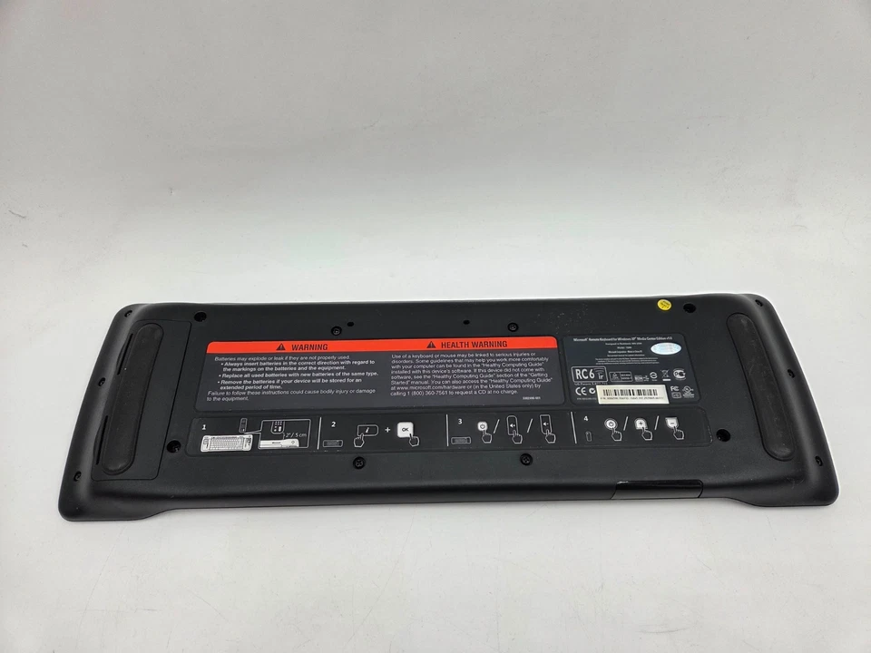 Microsoft Remote Keyboard Windows XP Media center edition - Works - No receiver - Image 2 of 3