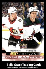 2022-23 Upper Deck Dylan Guenther / Jake Sanderson #C240 UD Canvas NHL Hockey