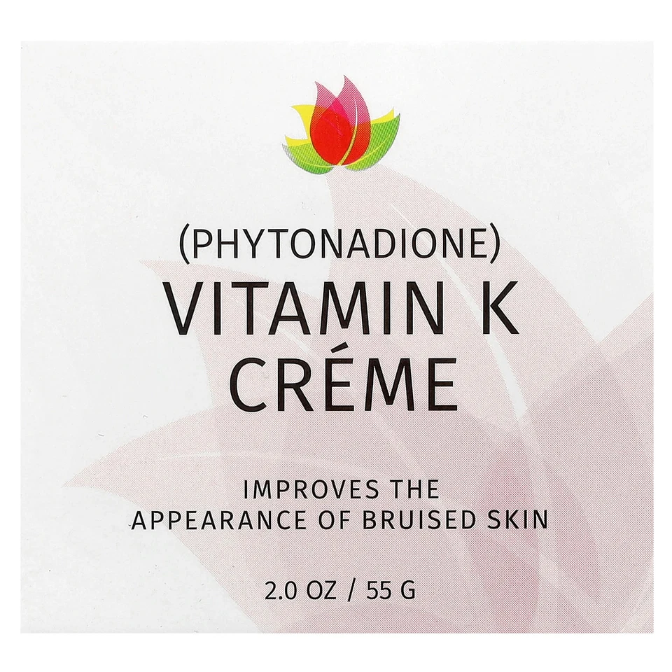 Crema de vitamina K Reviva Labs 1 5 oz 42 g sin crueldad, no probada en animales, Foto 2 de 4