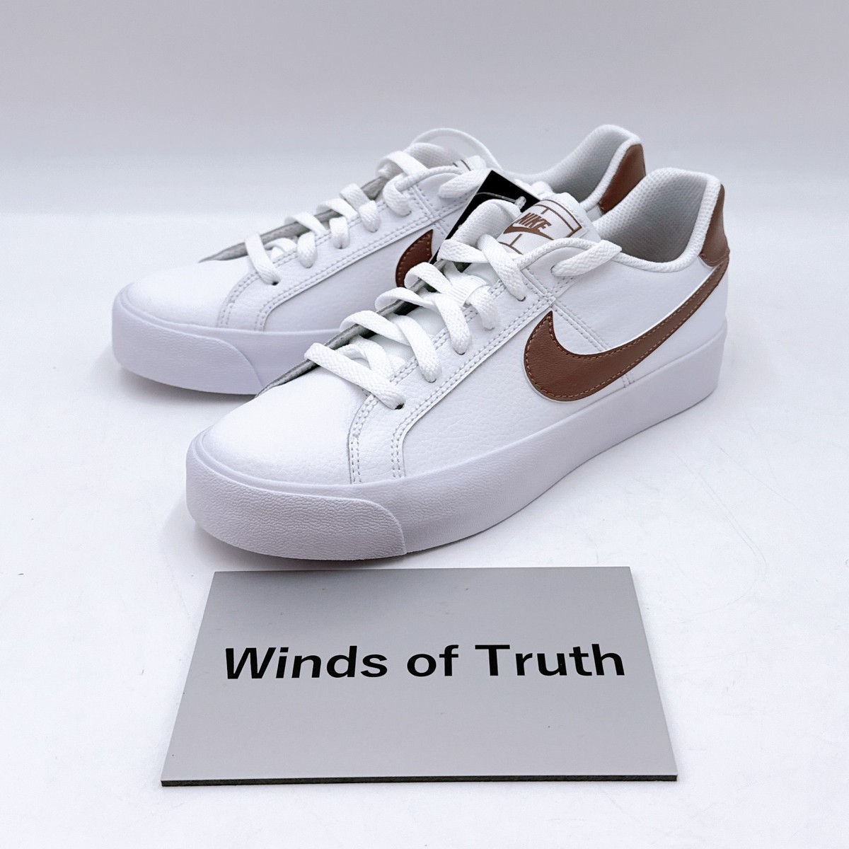 Nike Women's Court Royal AC AO2810-101 White/Smoky Mauve US5-9 New