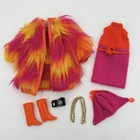 Vintage 1965 Mattel Francie #1766 Wild Bunch Coat Dress Boots Hat Camera *Read