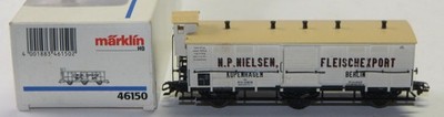 Märklin H0 AC 46150 Gedeckter Güterwagen Leischexport Nielsen/ Weisse-OVP