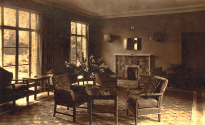 Hearts of Oak Benefizgesellschaft Rekonvaleszenzhaus Broadstairs Lounge Postkarte Kent