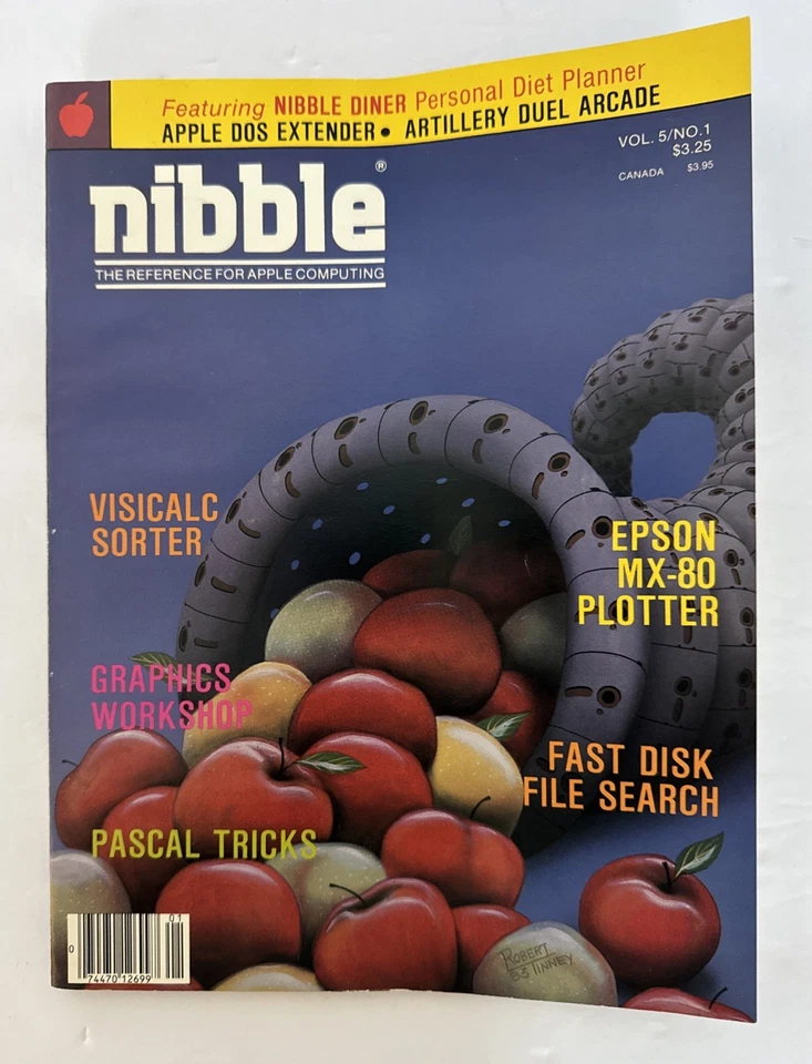 1984 Nibble Apple II Computer Reference Magazine Vol 5 COMPLETE SET OF 12 - Image 2 of 4