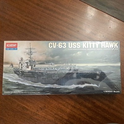 Academy CV-63 USS Kitty Hawk Aircraft Carrier 1/800 Scale Hobby Model Kit New