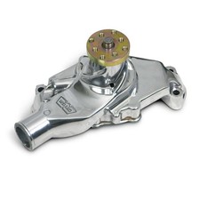Weiand 9208p Action Plus Aluminum Sbc Short Water Pump Polished