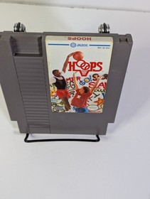 Hoops (Nintendo NES) Authentic Cleaned/Tested/Working!