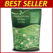 Heirloom White Dutch Clover Seed 10 lbs. for Erosion Control in USDA Zones 3-10