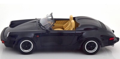 KK Scale 1/18ポルシェ 911 スピードスター 1989 カスタム 1989 PORSCHE 911 SPEEDSTER BLACK ON TAN 1:18 by KK SCALE MODELS