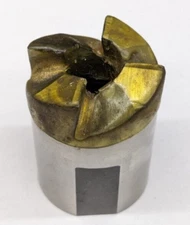 Hollow Mill 11/16" Hole Dia. 1-1/2" Shank HSS 4 Teeth NEW