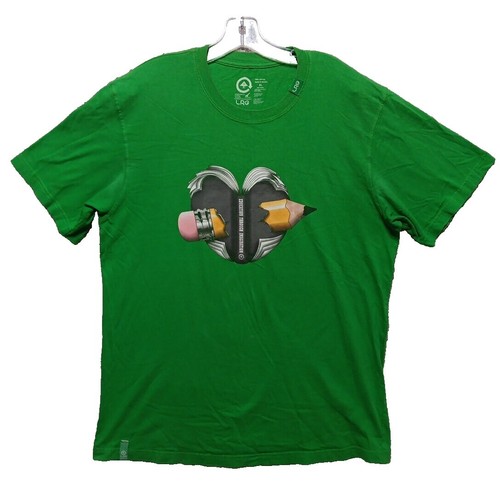 LRG Lifted Research Group Men's Wavy Panda T-Shirt - Navy Heather, Short Sleeve Crew Neck (Sizes S-3XL, New Without Tags)