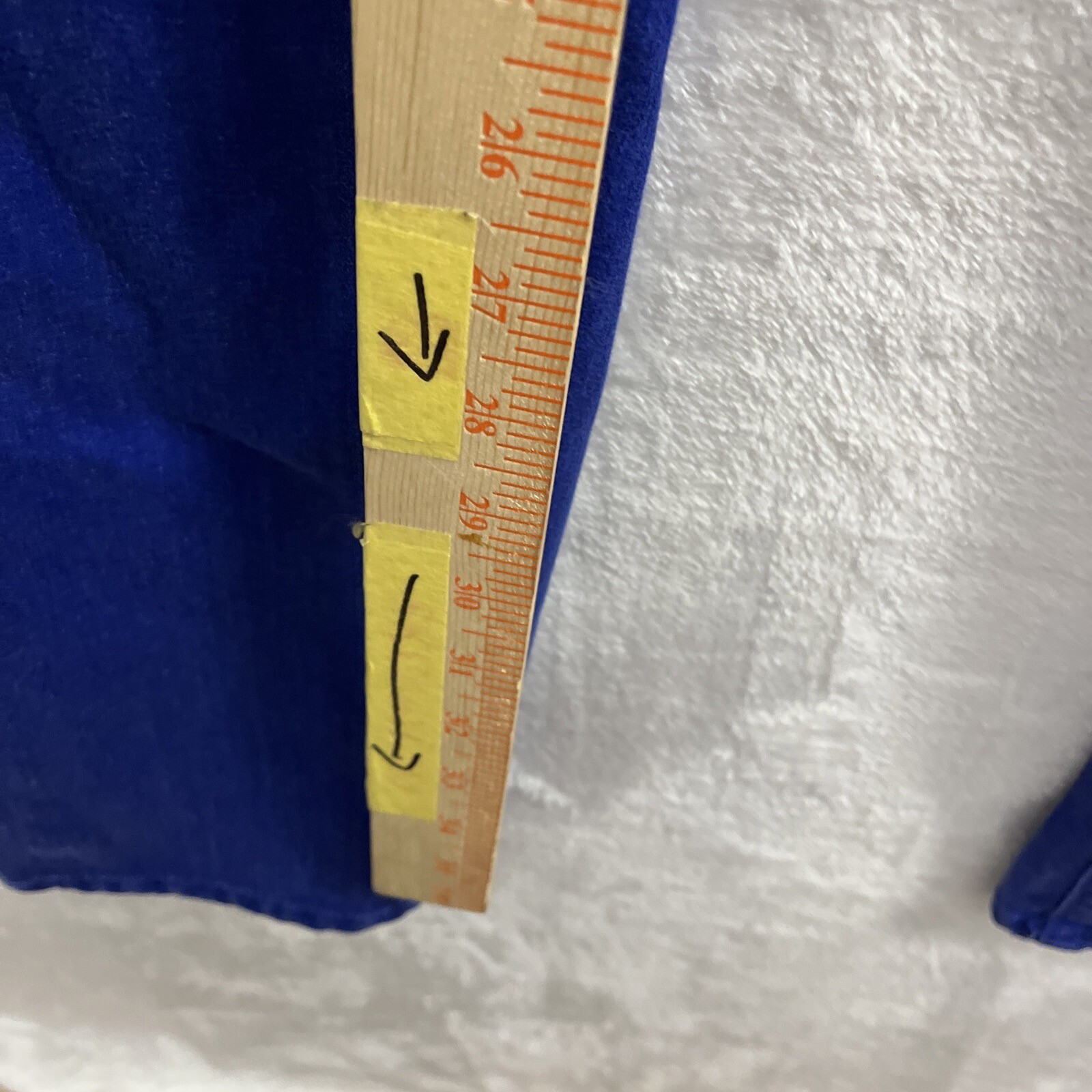 Chico's So Slimming Jeans Womans 0.5 Small Solid Blue Short Zip Button