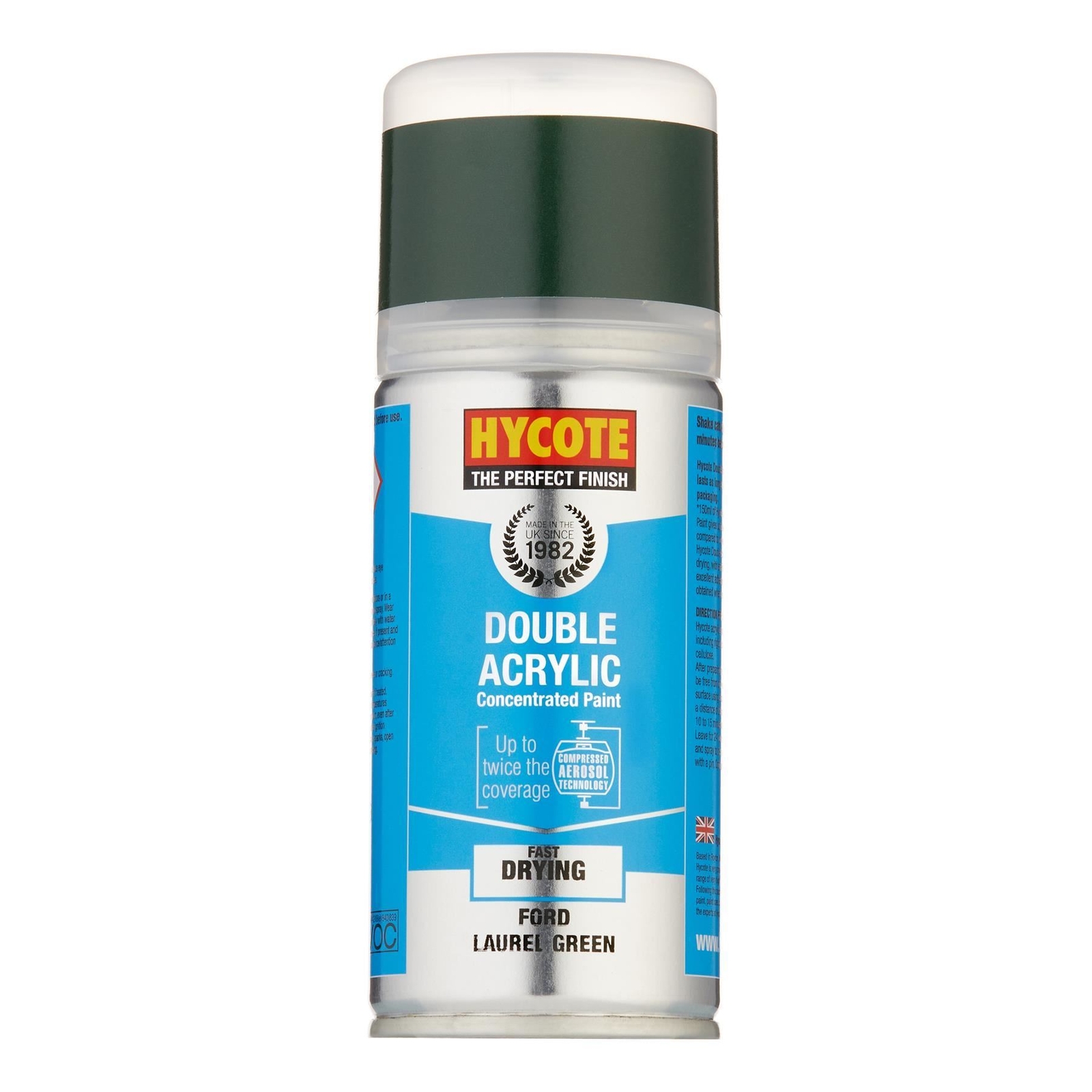 Hycote Colour Spray Paint XDFD305 Ford Laurel Green 150ml