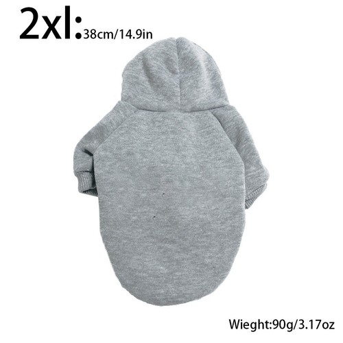 US 2 Leg Pet Dog Clothes Cat Puppy Coat Winter Hoodies Warm Sweater Jacket - 第 3/34 張圖片