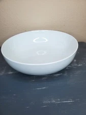 Crate & Barrel 3.5" Height × 11.5" Wide Round Porcelain White XL Serving Bowl