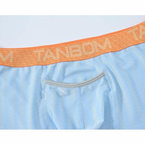 Men Bulge Enhancing Pouch Big and Tall Top Open Fly Silk Boxer Briefs Underwear - Picture 42 of 57