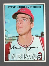 1967 Topps #440 Steve Hargan VG (slight crease)