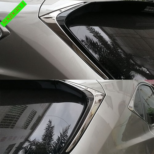 Chrome Steel Rear Window Spoiler Moulding Cover Trim For Lexus NX300h NX200t 300 - Foto 4 di 5