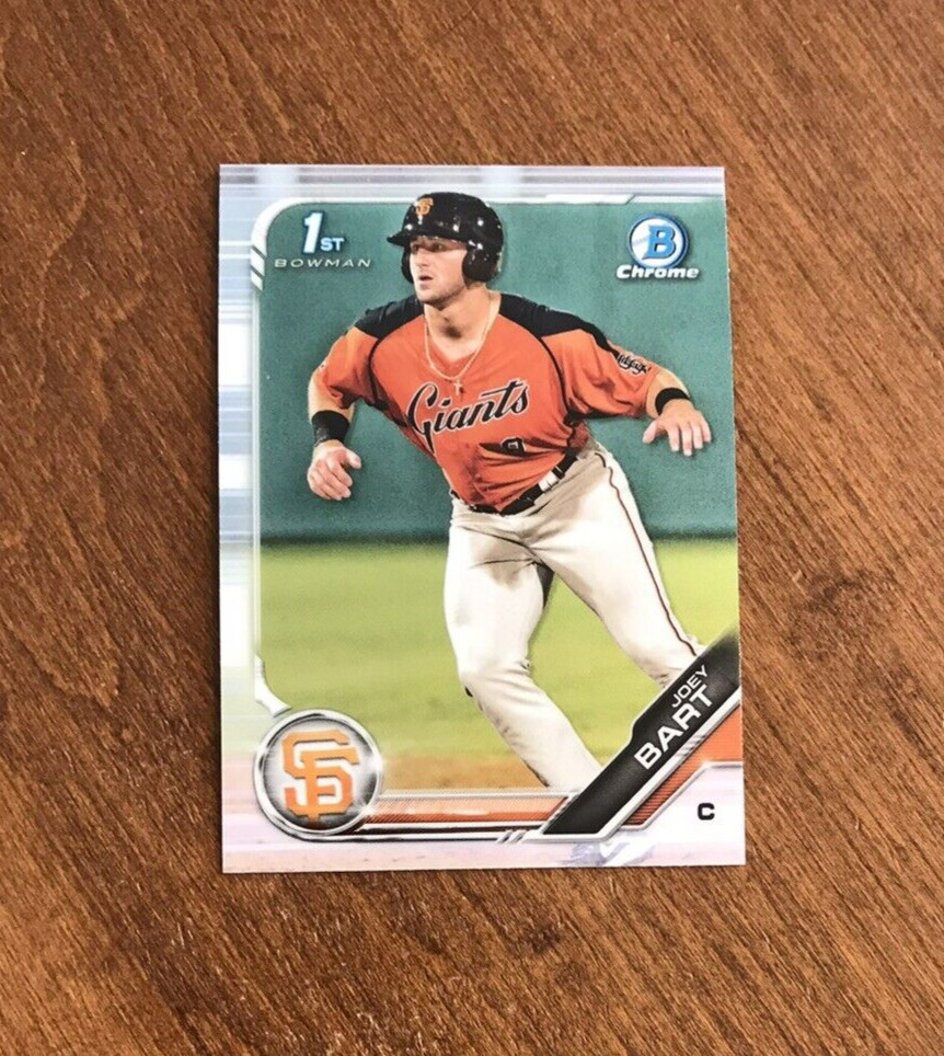 Joey Bart 2019 Bowman Chrome 1st Prospect BCP-50 San Francisco Giants