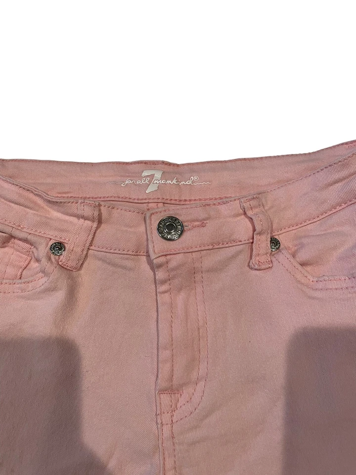 Pantalones Cortos Vaqueros Rosa 7 For All Mankind Niñas Talla 14 24x5 Buen Estado  Foto 3 de 4