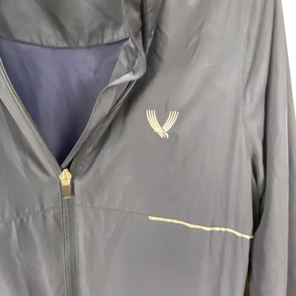 Куртка беговая Kate Lord темно-синяя легкая на молнии светоотражающая деталь женская M - Изображение 4 из 4