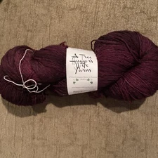 Light Fingering Hand Dye 100% Merino 820 yds 150 gr Color "Napa Valley Red' 