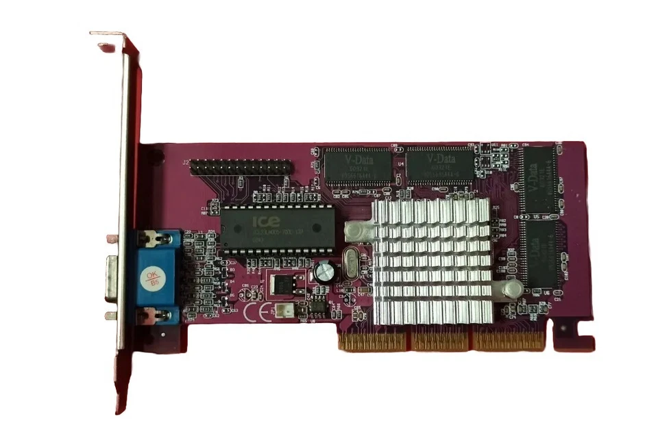 SCHEDA VIDEO NVIDIA TNT2 M64 32MB SDRAM SLOT AGP VINTAGE USCITE VIDEO 1X VGA - Immagine 3 di 3