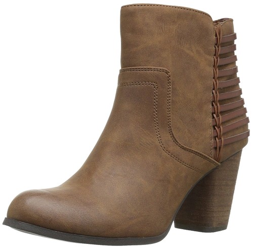 Madden Girl Cody Flared Heel Zipper Closure Dress Booties Color Brown | eBay Madden Girl Cody Flared Heel Zipper Closure Dress Booties Color Brown | eBay