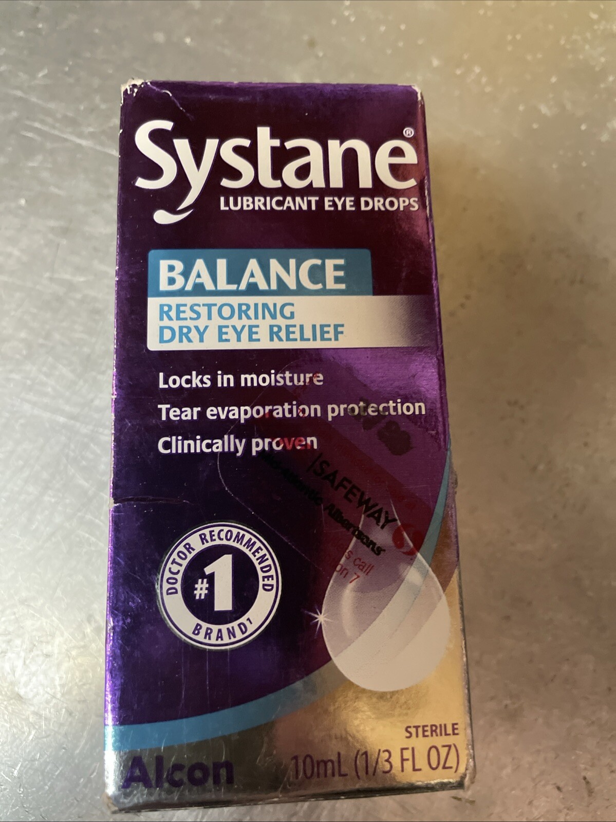 Alcon Systane Balance Restoring Dry Eye Relief - 1/3 oz / 10 mL Exp 10/25