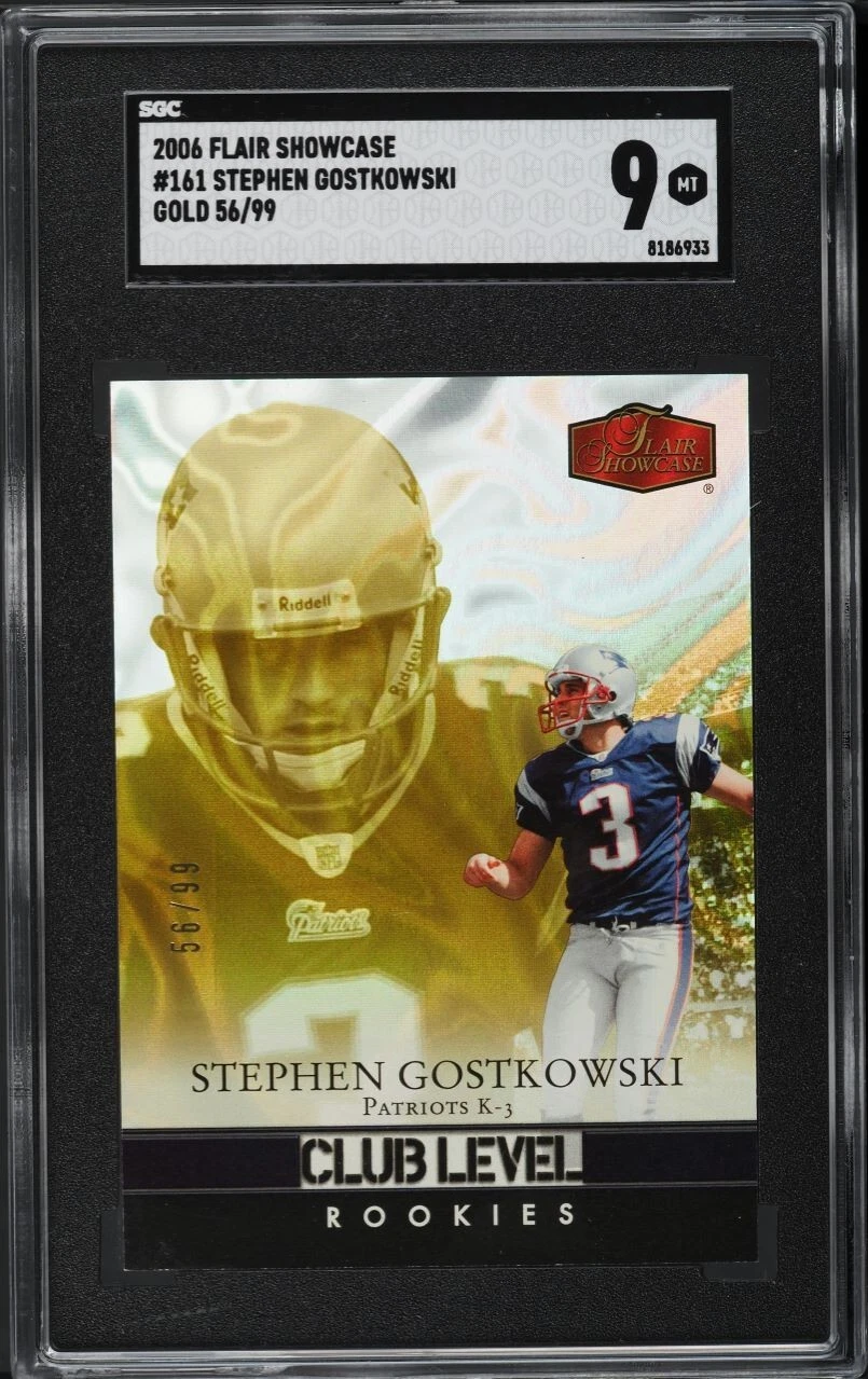 Stephen Gostkowski Flair Showcase #161 Gold