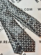 Black Tie Geek Atari Space Invaders Black Skinny Tie NEW