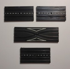 Assorted Vintage 1960's Aurora Model Motoring Straights Slot Car Track.