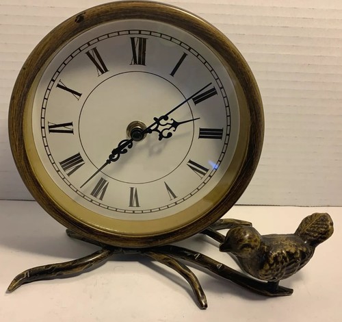 Nature Theme Clock, Size Is 6.75” X 8” Inches. All Metal Frame, Glass Front. - Picture 13 of 13