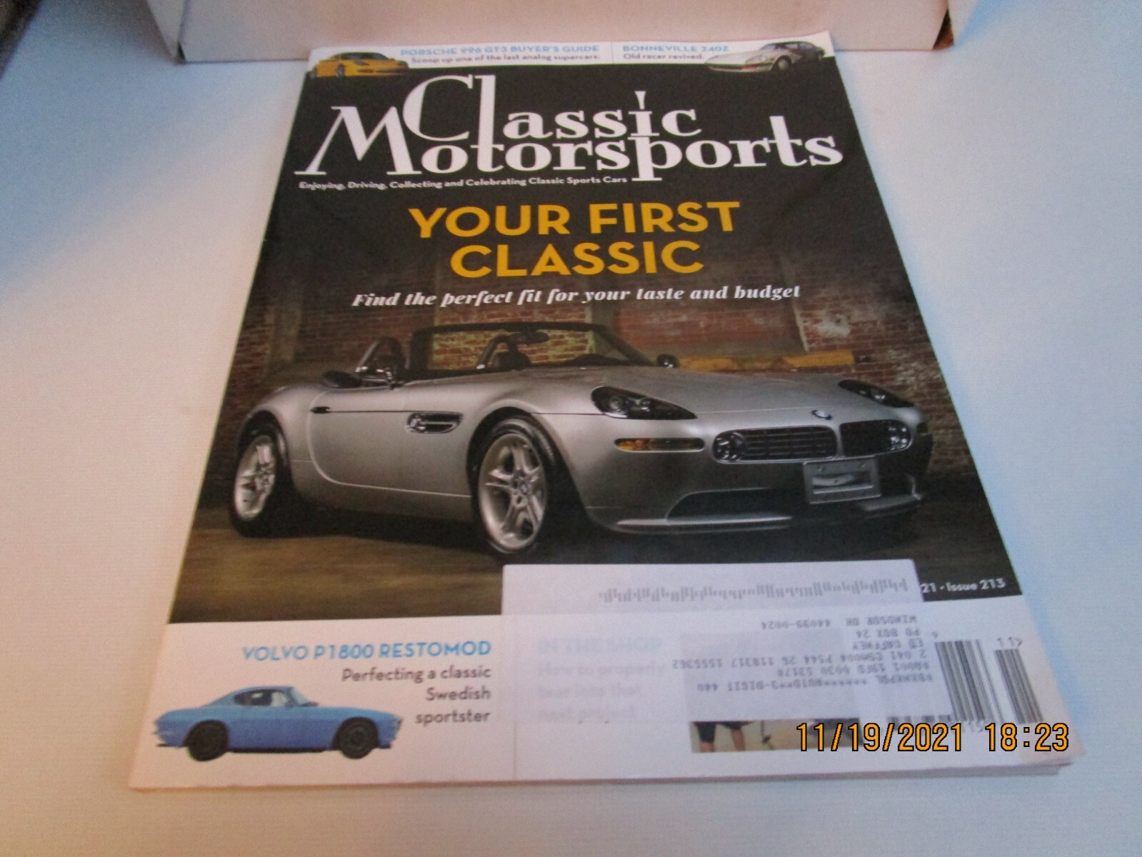 Classic Motorsports Magazine Your First Classic Nov 2021 Classic Sports