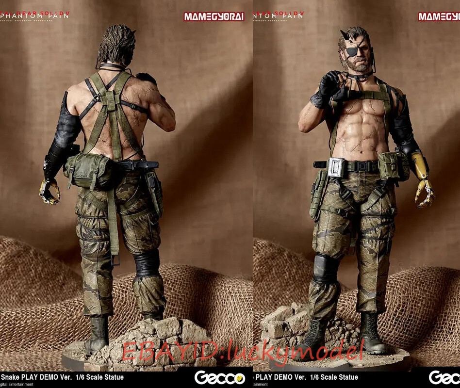 Gecco 1/6 Metal Gear Solid V MGS Snake Resin Statue Model In Stock