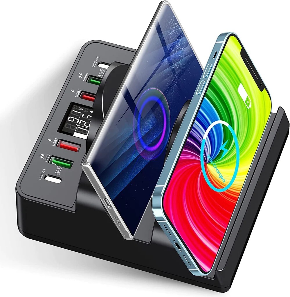 Station de recharge 8 en 1 un cadeau High-Tech utile pour organiser la maison