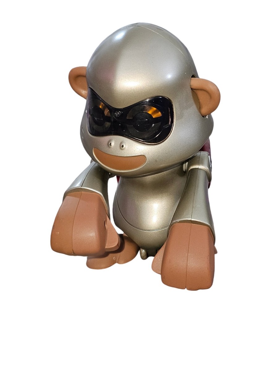 Vintage 1990's Tekno Robotic Monkey Manley Quest Robot Chimp**No