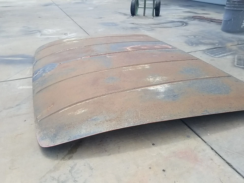 1961 CHRYSLER 300 TAMPA DO PORTA-MALAS DECK TRASEIRO BOM MOPAR NEW YORKER NEWPORT 1960 61 60 - Imagem 3 de 4