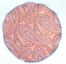 Lord R Colton Masterworks Pocket Round Lerici Gold Paisley Silk - 75 Retail New